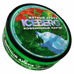 ICEBERG - Кофеиновые Паучи - 19% - WATERMELON MINT - Мятный Арбуз