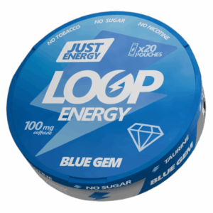 LooP - Кофеиновые Паучи - 100mg COFFEINE - BLUE GEM - Тропический Лед