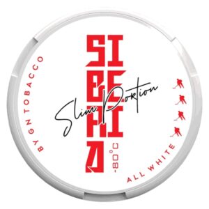 SIBERIA - ORIGINAL - Бестабачный - SLIM - 33mg - 20gr - ALL WHITE (от 08.25)