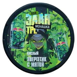 ⚡NEW - ЗЛАЯ МОНАШКА - SOUR - 150mg - КИСЛЫЙ ЭНЕРГЕТИК с МЯТОЙ