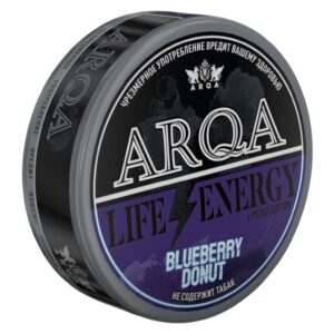 ⚡NEW - ARQA - LITE ENERGY - 120mg - BLUEBERRY DONUT - Черничный Пончик