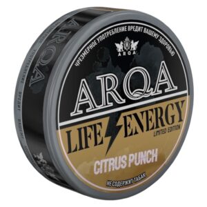 ⚡NEW - ARQA - LITE ENERGY - 120mg - CITRUS PUNCH - Цитрусовый Удар
