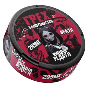 ⚡NEW - ГРЕХ - САМОУБИЙСТВО - 299mg - DEATH - Вишня Редбул