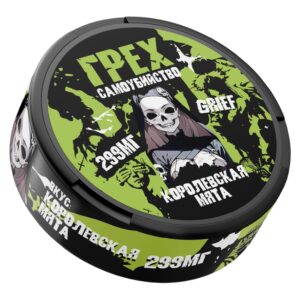 ⚡NEW - ГРЕХ - САМОУБИЙСТВО - 299mg - GRIEF - Королевская Мята