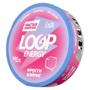 ⚡NEW - LooP - Кофеиновые Паучи - 100mg COFFEINE - Фрости Бэйрис - Мята и Малина