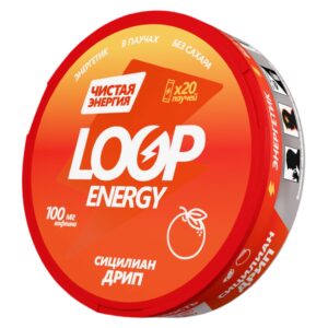 LooP - Кофеиновые Паучи - 100mg COFFEINE - Сицилиан Дрип - Апельсин