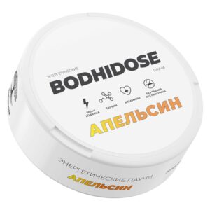 ⚡NEW - BODHIDOSE - Энергетические Паучи - 300mg COFFEINE - Апельсин