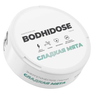 ⚡NEW - BODHIDOSE - Энергетические Паучи - 300mg COFFEINE - Сладкая Мята
