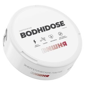 ⚡NEW - BODHIDOSE - Энергетические Паучи - 300mg COFFEINE - Вишня