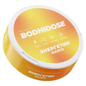 ⚡NEW - BODHIDOSE - Энергетические Паучи - 400mg COFFEINE - Энергетик с Манго