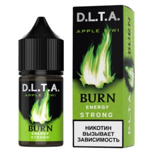 ⚡NEW - D.L.T.A. - ЖИДКОСТЬ - 30ml - 5% - ENERGY - BURN - APPLE KIWI