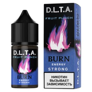⚡NEW - D.L.T.A. - ЖИДКОСТЬ - 30ml - 5% - ENERGY - BURN - FRUIT PUNCH