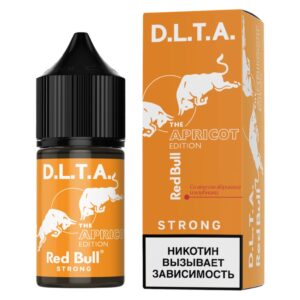 ⚡NEW - D.L.T.A. - ЖИДКОСТЬ - 30ml - 5% - ENERGY - RED BULL - АБРИКОС И КЛУБНИКА