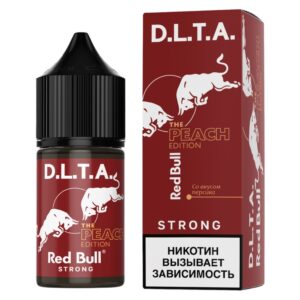 ⚡NEW - D.L.T.A. - ЖИДКОСТЬ - 30ml - 5% - ENERGY - RED BULL - ПЕРСИК