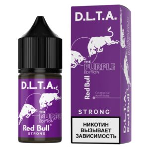 ⚡NEW - D.L.T.A. - ЖИДКОСТЬ - 30ml - 5% - ENERGY - RED BULL - ЯГОДЫ АСАИ