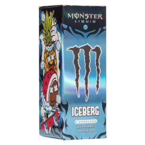 ⚡NEW - MONSTER - ЖИДКОСТЬ - 30ml - 6% - ICEBERG - Ананас и Личи