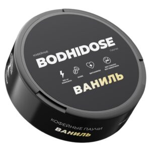 ⚡NEW - BODHIDOSE - Кофейные Паучи - 100mg COFFEINE - Ваниль